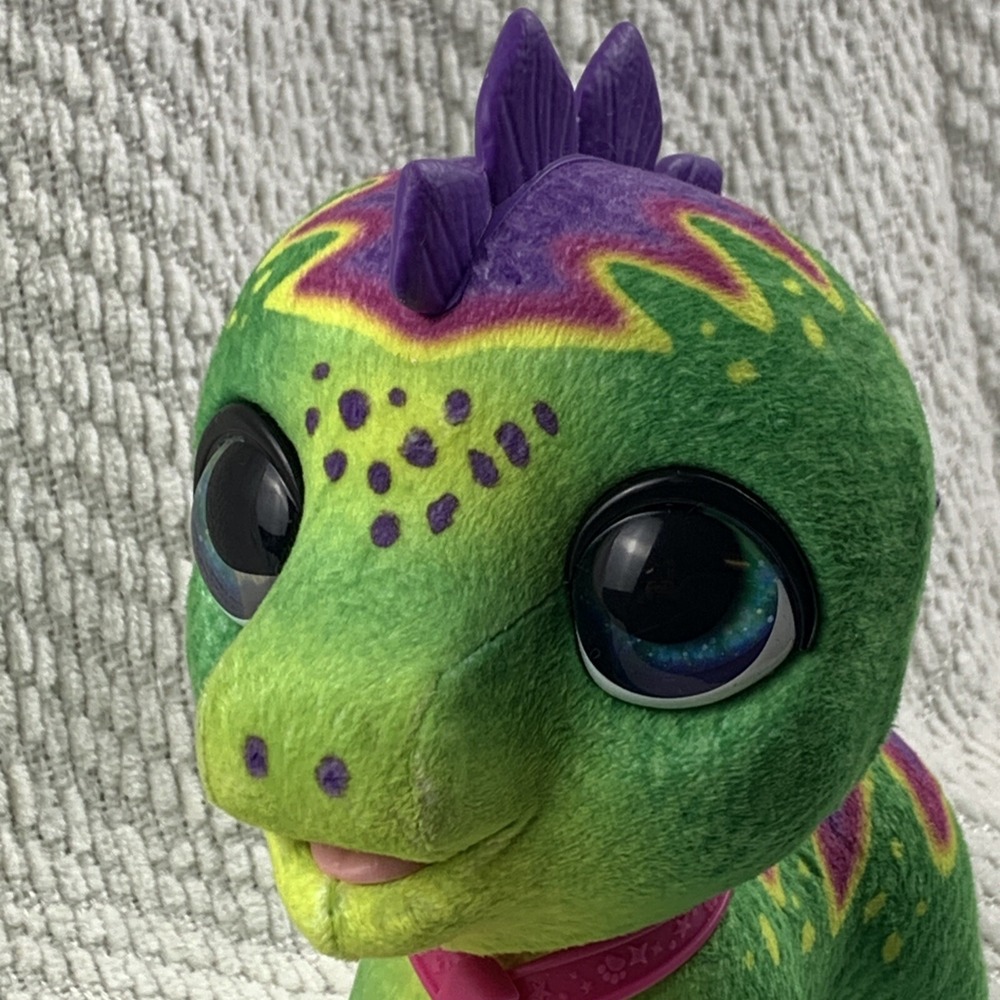 FurReal Walkalots Big Wags Dinosaur Green Interactive Pet‎ Toy Works Great - Picture 11 of 16